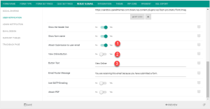 Include full form submission