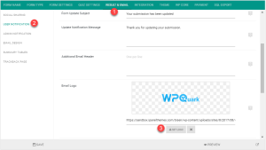 Change logo of user notification