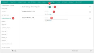 Campaigne Monitor Setup