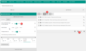 Conditional Logic Top Container