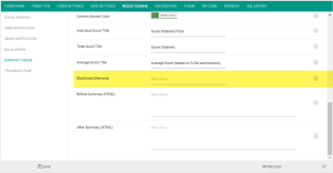 Hiding some elements from tables