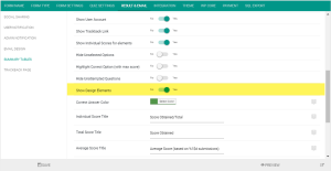 Showing design elements