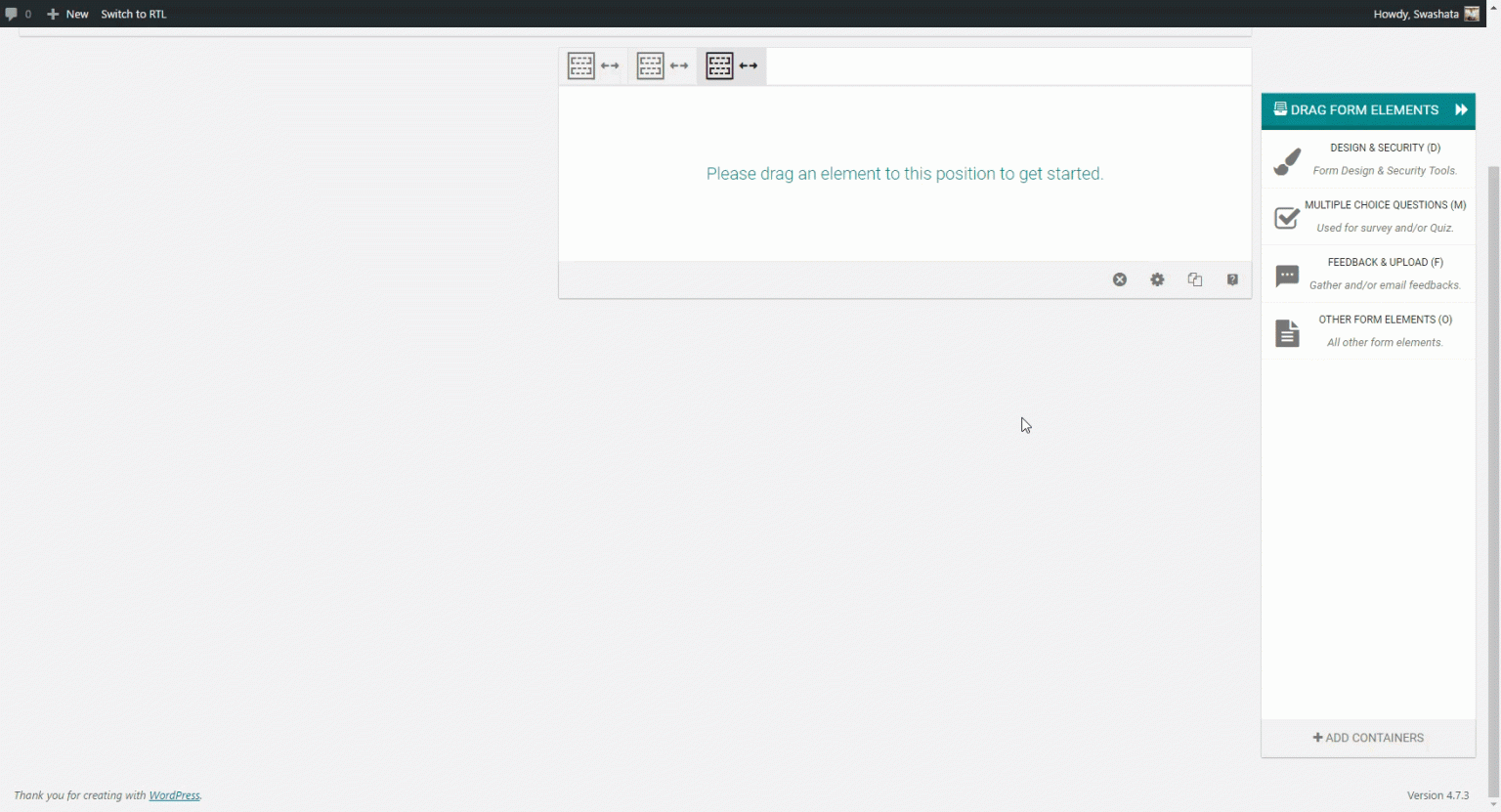 eForm-Add-Container - eForm