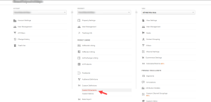 Setup custom dimension