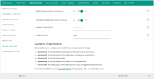 Setup eForm with Google Analytics Event Tracking