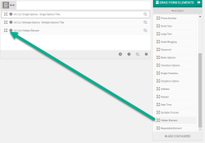 Adding Hidden Element