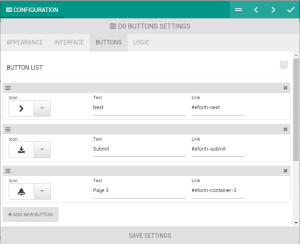 buttons element presets