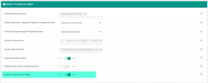 Sandbox eForm Admin Pages