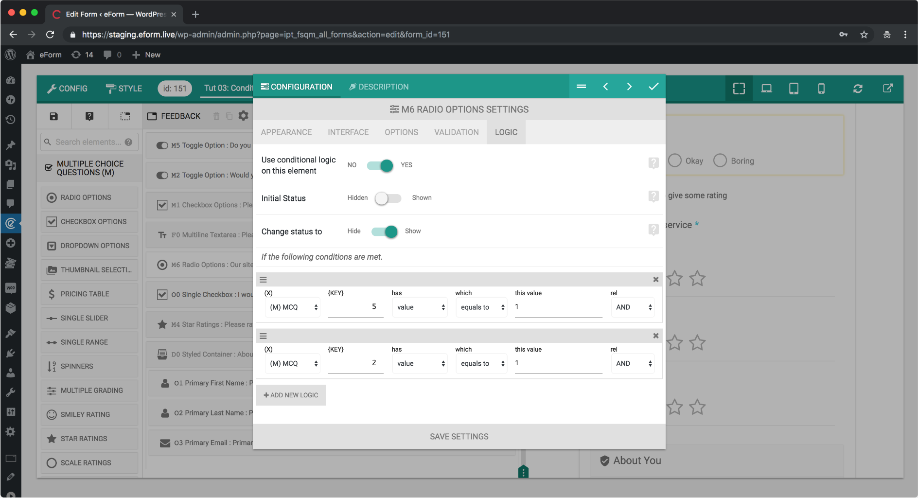 Create adventure workflow for your surveys.