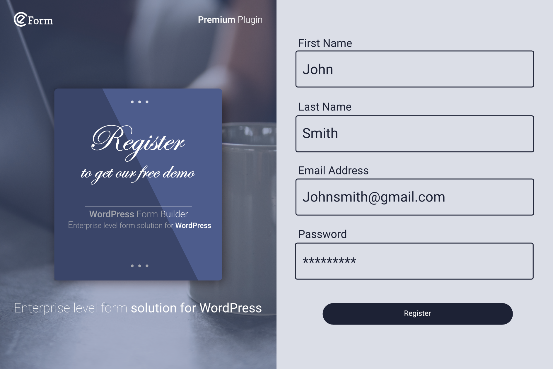 User management for login & registration.
